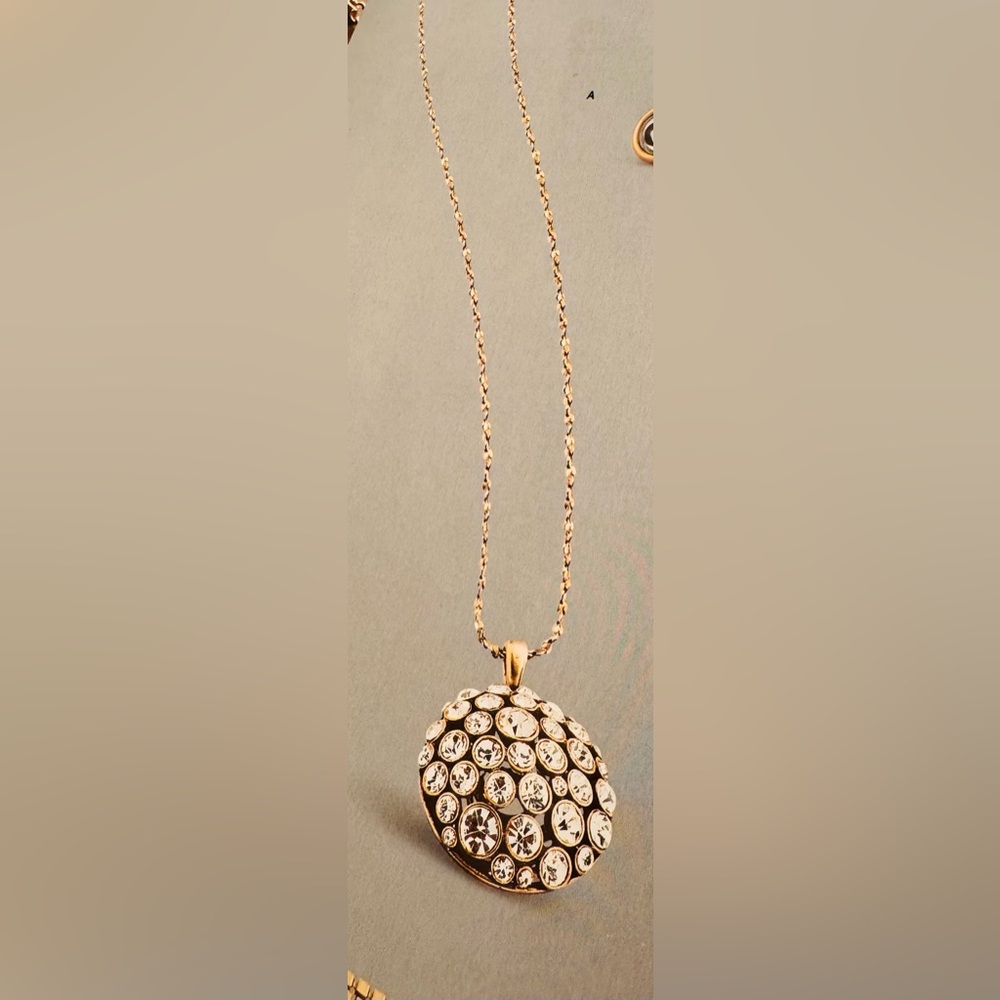 Lia Sophia “Sophia” Cut Crystal Necklace, 40-43” Gold